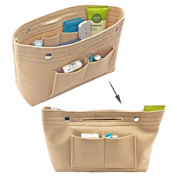 felt cloth inner bag ladies fashion handbag multi-pocket cosmetic storage luggage accessories bags
felt cloth inner bag ladies fashion handbag multi-pocket cosmetic storage luggage accessories bags