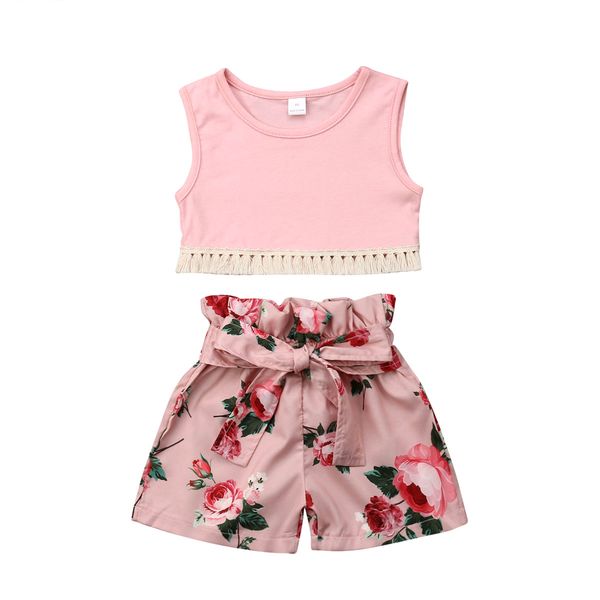 2021 summer toddler kids baby girl sleeveless tassel tank high waist floral shorts pant 2pcs girls clothing set, White
2021 summer toddler kids baby girl sleeveless tassel tank high waist floral shorts pant 2pcs girls clothing set, White