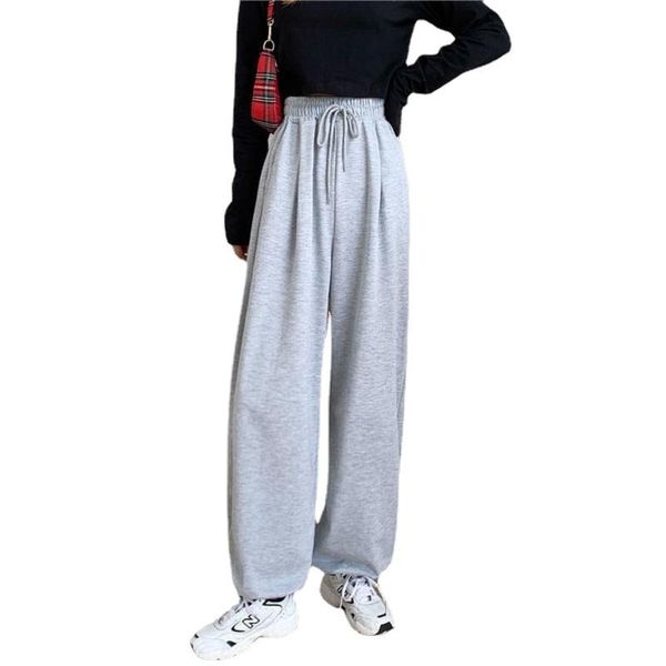 women's pants & capris 2021 autumn baggy fashion oversize sports balck trousers female joggers streetwear sweatpants for women, Black;white
women's pants & capris 2021 autumn baggy fashion oversize sports balck trousers female joggers streetwear sweatpants for women, Black;white