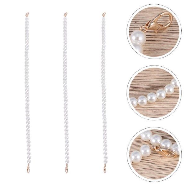 pendant necklaces 1 set pearl bag strap handbag handles beaded purse belts diy replacement, Silver
pendant necklaces 1 set pearl bag strap handbag handles beaded purse belts diy replacement, Silver
