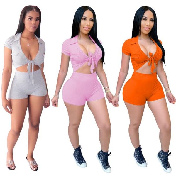 women's tracksuits s-2xl summer fashion short suit solid color casual v neck and shorts two piece set women wholesale drop, Gray
women's tracksuits s-2xl summer fashion short suit solid color casual v neck and shorts two piece set women wholesale drop, Gray