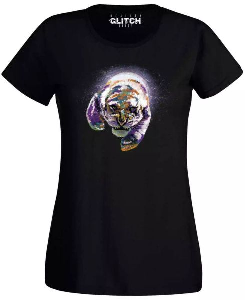 Womens Space Tiger T-Shirt Neon Bright Cat Predator Cool Animals Endangered, White;black
Womens Space Tiger T-Shirt Neon Bright Cat Predator Cool Animals Endangered, White;black