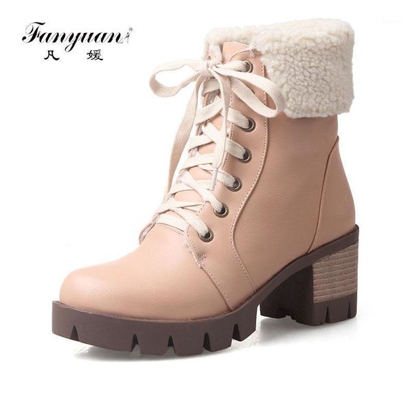 boots fanyuan 2021 fashion women's ankle lace up high heels punk platform women autumn winter snow ladies shoes1, Black
boots fanyuan 2021 fashion women's ankle lace up high heels punk platform women autumn winter snow ladies shoes1, Black