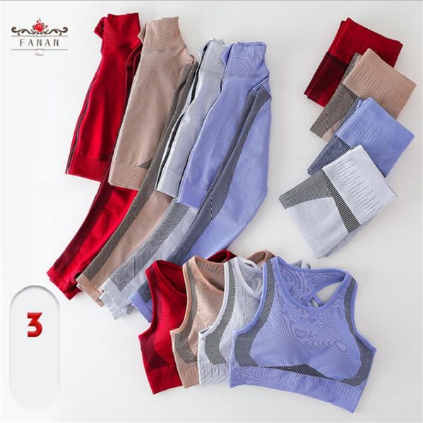 women fitness yoga set seamless workout sportswear suits bra long sleeve coats legging pants 3pcs gym running clothing outfit
women fitness yoga set seamless workout sportswear suits bra long sleeve coats legging pants 3pcs gym running clothing outfit