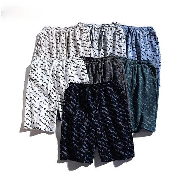 men's shorts summer fashion men trendy printing short hip-hop straight loose brand letter casual male, White;black
men's shorts summer fashion men trendy printing short hip-hop straight loose brand letter casual male, White;black