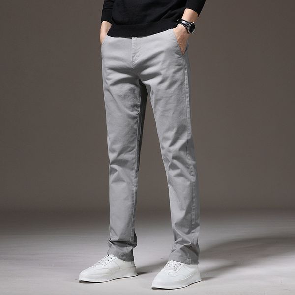 and autumn winter men's casual pants slim small straight leg elastic korean fashion youth, Black
and autumn winter men's casual pants slim small straight leg elastic korean fashion youth, Black