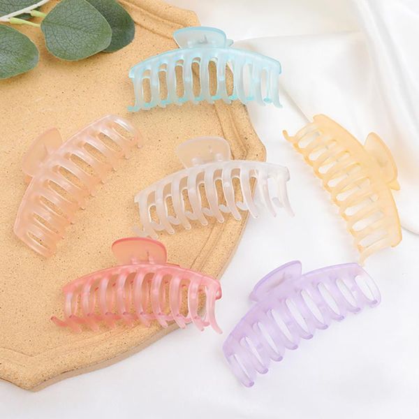 hair accessories big claw fashion matte clips solid color crab clip barrettes for women
hair accessories big claw fashion matte clips solid color crab clip barrettes for women