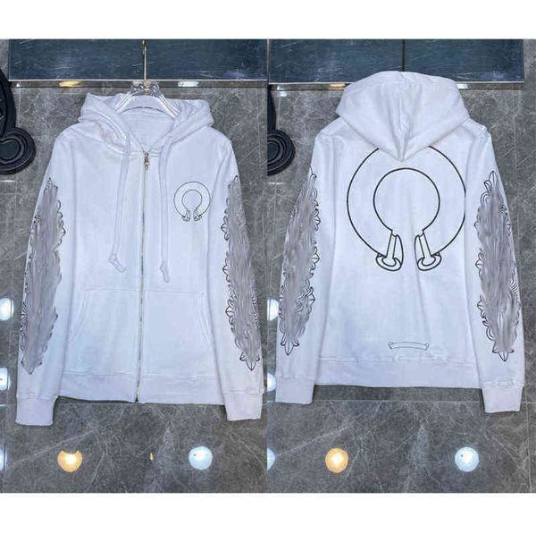 ch classic brand quality hoodie fashion zipper autumn winter luxury sweatshirts designer men sweater horseshoe phantom cross print hooded wo, Black
ch classic brand quality hoodie fashion zipper autumn winter luxury sweatshirts designer men sweater horseshoe phantom cross print hooded wo, Black