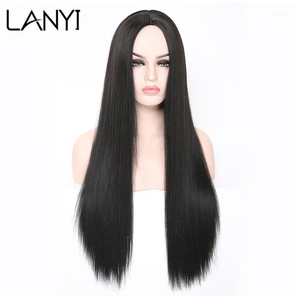 black long straight hair wig middle part synthetic wigs for women heat resistant cosplay ombre 2 tone colors1
black long straight hair wig middle part synthetic wigs for women heat resistant cosplay ombre 2 tone colors1