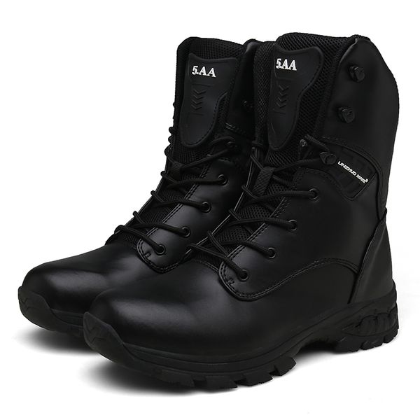 New Waterproof Men Tactical Military Boots Desert Boots Hiking Camouflage High-top Desert Mens Boots Fashion Work Mens shoes, Black
New Waterproof Men Tactical Military Boots Desert Boots Hiking Camouflage High-top Desert Mens Boots Fashion Work Mens shoes, Black