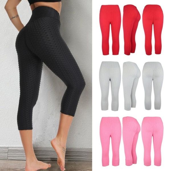 stretchy gym pants mid-calf push up tummy control pant high waist sport legging fitness running capri women women's & capris, Black;white
stretchy gym pants mid-calf push up tummy control pant high waist sport legging fitness running capri women women's & capris, Black;white