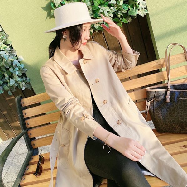 women's trench coats long classic windbreaker waterproof british new high-end english style autumn winter gabadian solid color g07, Tan;black
women's trench coats long classic windbreaker waterproof british new high-end english style autumn winter gabadian solid color g07, Tan;black