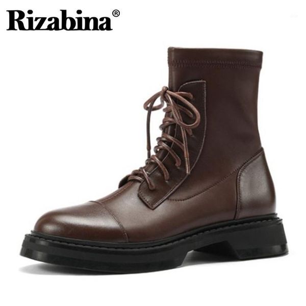 boots rizabina real leather women ankle cross strap round toe flats shoes winter warm daily footwear size 34-431, Black
boots rizabina real leather women ankle cross strap round toe flats shoes winter warm daily footwear size 34-431, Black