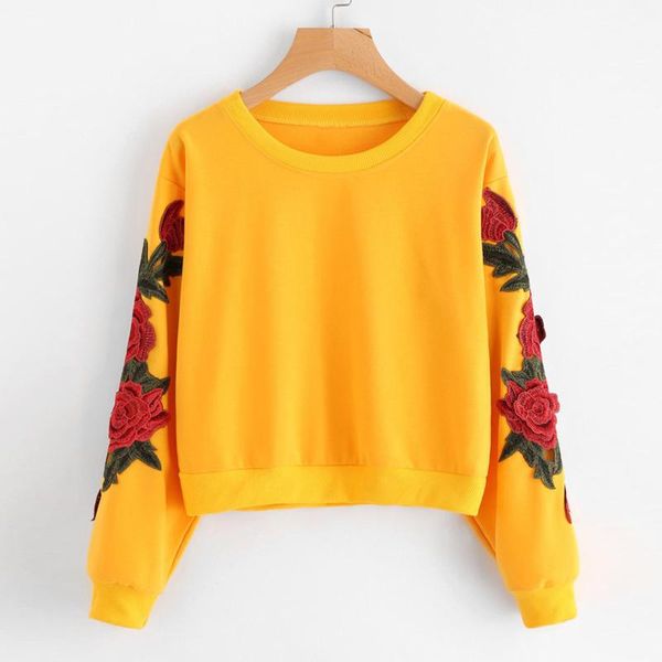 women's hoodies & sweatshirts women long sleeve pullover sweater 2021 rose embroidery applique sweatshirt o-neck loose casual, Black
women's hoodies & sweatshirts women long sleeve pullover sweater 2021 rose embroidery applique sweatshirt o-neck loose casual, Black