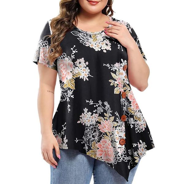 plus size t-shirt women shirts blouses o-neck leopard print button short sleeve blouse ladies loose pullover tshirt, Black
plus size t-shirt women shirts blouses o-neck leopard print button short sleeve blouse ladies loose pullover tshirt, Black