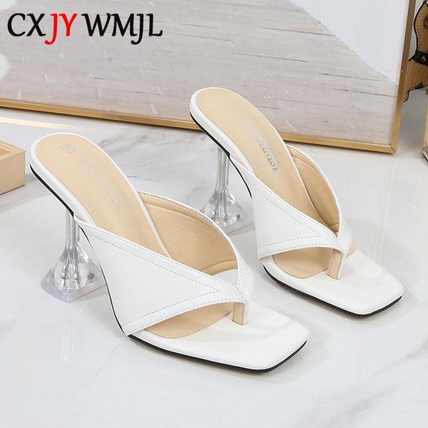 women slippers korean style square head pu high heel summer modern flip flop 2021 large size ladies slides, Black
women slippers korean style square head pu high heel summer modern flip flop 2021 large size ladies slides, Black