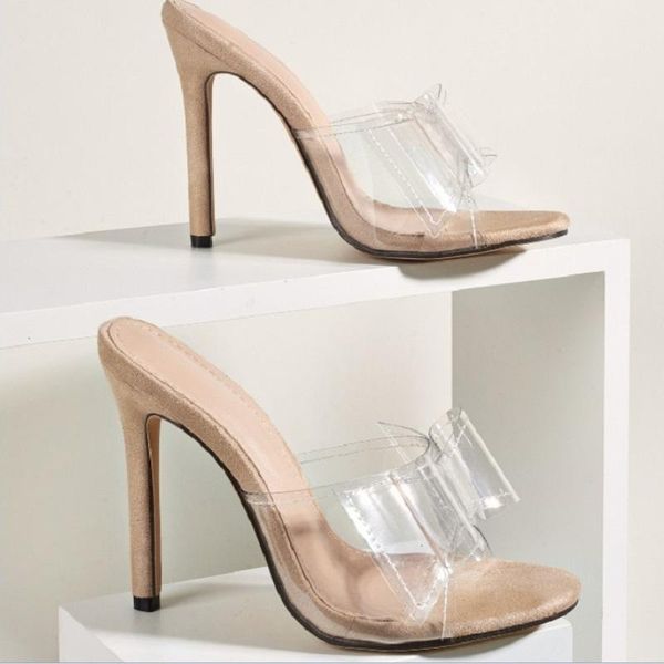 women slippers pvc transparent jelly sandals high heels open toe ladies shoes clear bowknot platform stiletto outdoor slides, Black
women slippers pvc transparent jelly sandals high heels open toe ladies shoes clear bowknot platform stiletto outdoor slides, Black