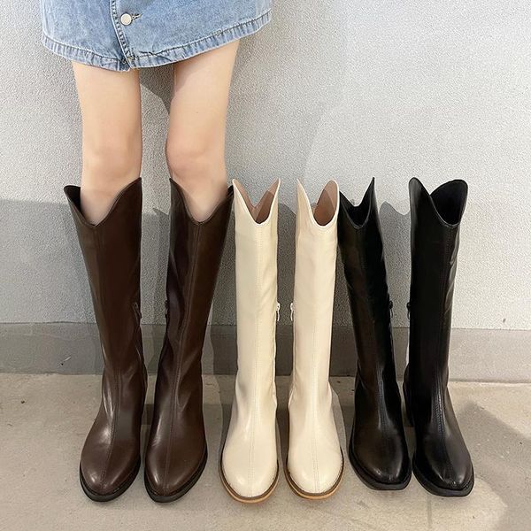 boots women's rubber autumn shoes thigh high heels round toe zipper rain med over-the-knee cowboy black white lad
boots women's rubber autumn shoes thigh high heels round toe zipper rain med over-the-knee cowboy black white lad