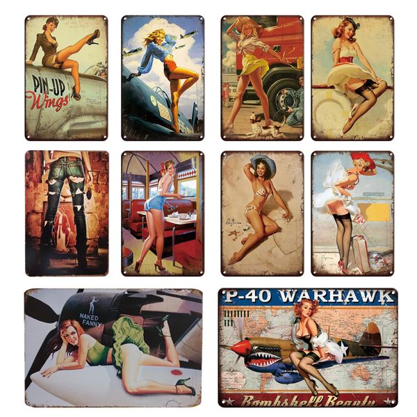 pin-up wings poster tin sign pinup girl room bar decor vintage metal tin sign car beach beauty girl art wall sticker decor plate
pin-up wings poster tin sign pinup girl room bar decor vintage metal tin sign car beach beauty girl art wall sticker decor plate