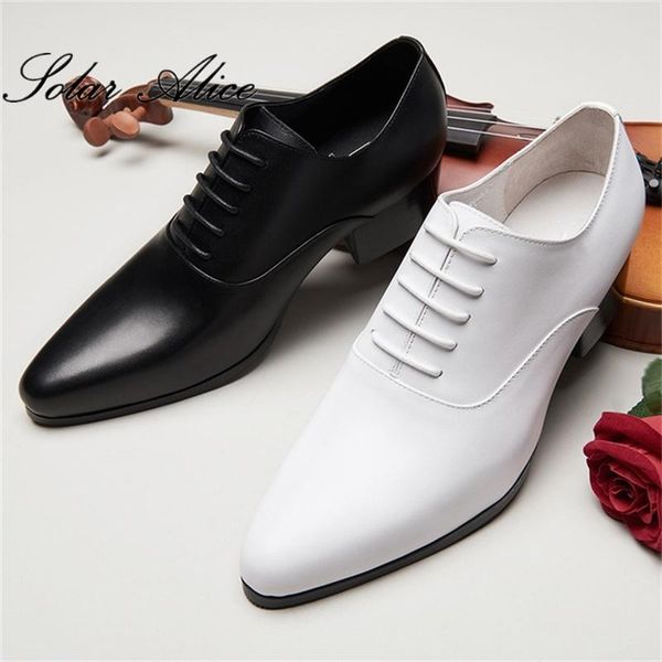spring/summer 2021 men's layer cowhide leather shoes pointed toe heighten dress, Black
spring/summer 2021 men's layer cowhide leather shoes pointed toe heighten dress, Black