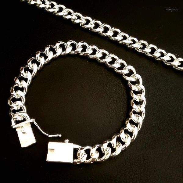 link, chain pure silver 925 bracelets for men 10mm link bracelet & bangles wristband costume male statement jewelry accessories gifts1, Black
link, chain pure silver 925 bracelets for men 10mm link bracelet & bangles wristband costume male statement jewelry accessories gifts1, Black