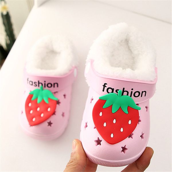 Winter Children Kids Girl Mules Warm Clogs Croc Sandals Strawberry Removable Garden Slippers Baby Toddler Shoes For Girls Boys, Pink panda
Winter Children Kids Girl Mules Warm Clogs Croc Sandals Strawberry Removable Garden Slippers Baby Toddler Shoes For Girls Boys, Pink panda