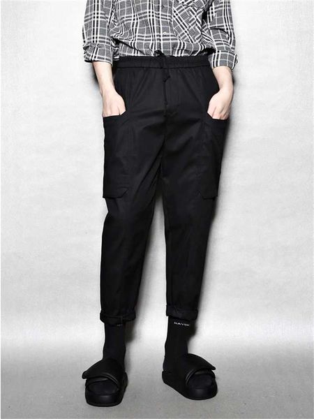 men's pants original multi pocket versatile trend simple overalls 2021 autumn black tapered leggings fashion loose harlan
men's pants original multi pocket versatile trend simple overalls 2021 autumn black tapered leggings fashion loose harlan