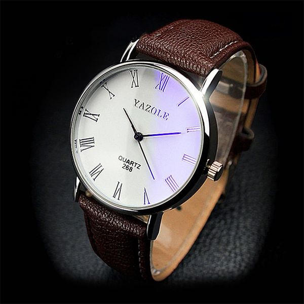 wristwatches yazole men watches fashion simple roma dial quartz wrist watch mens drop 2021 arrivals mannen horloge, Slivery;brown
wristwatches yazole men watches fashion simple roma dial quartz wrist watch mens drop 2021 arrivals mannen horloge, Slivery;brown