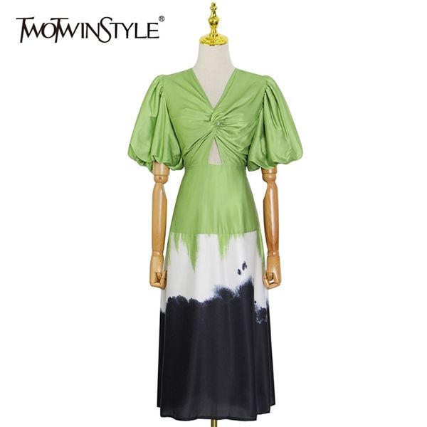 elegant hit color dress for women v neck puff short sleeve high waist hollow out midi dresses female fashion summer 210520, Black;gray
elegant hit color dress for women v neck puff short sleeve high waist hollow out midi dresses female fashion summer 210520, Black;gray