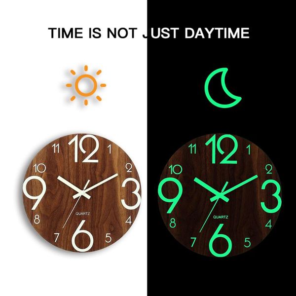 wall clocks wooden clock luminous number hanging quiet dark glowing modern watches home decor christmas gift
wall clocks wooden clock luminous number hanging quiet dark glowing modern watches home decor christmas gift