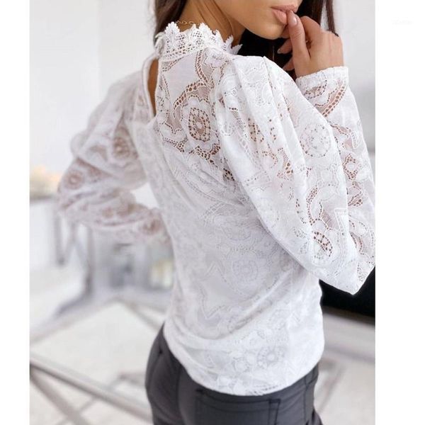 women's blouses & shirts #r40 korean style women blouse shirt o neck long sleeve hollow out floral lace patchwork elegant blusas mujer, White
women's blouses & shirts #r40 korean style women blouse shirt o neck long sleeve hollow out floral lace patchwork elegant blusas mujer, White