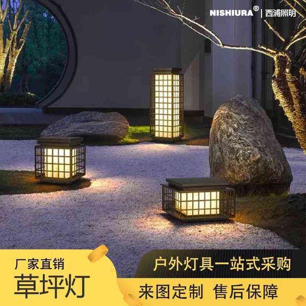 new chinese style outdoor waterproof wall door column residential courtyard floor landscape lawn lamp
new chinese style outdoor waterproof wall door column residential courtyard floor landscape lawn lamp
