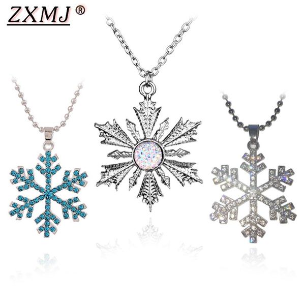 pendant necklaces zxmj frozen snowflake shiny rhinestone necklace long chain crystal christmas jewelry for women girls gift, Silver
pendant necklaces zxmj frozen snowflake shiny rhinestone necklace long chain crystal christmas jewelry for women girls gift, Silver