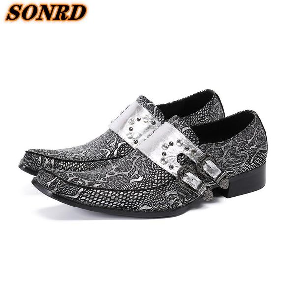 dress shoes calzado hombre fashion men genuine leather pointed toe buckle rivet snake skin man autumn oxford wedding, Black
dress shoes calzado hombre fashion men genuine leather pointed toe buckle rivet snake skin man autumn oxford wedding, Black