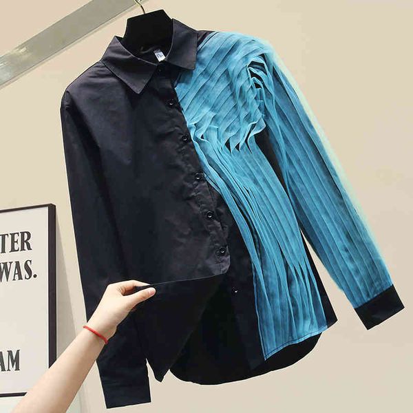 skirt black side ladies'shirts mujer fashion shirts 2021 spring women's clothes fold-down collar contrast crimson
skirt black side ladies'shirts mujer fashion shirts 2021 spring women's clothes fold-down collar contrast crimson