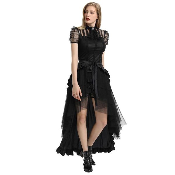 skirts women steampunk gothic wrap skirt victorian punk lace up mesh pirate long ruffle, Black
skirts women steampunk gothic wrap skirt victorian punk lace up mesh pirate long ruffle, Black