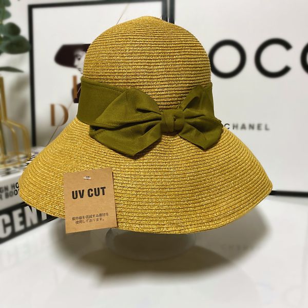 sun li's same uv sunscreen straw foldable portable fisherman's outdoor sun hat, Yellow
sun li's same uv sunscreen straw foldable portable fisherman's outdoor sun hat, Yellow