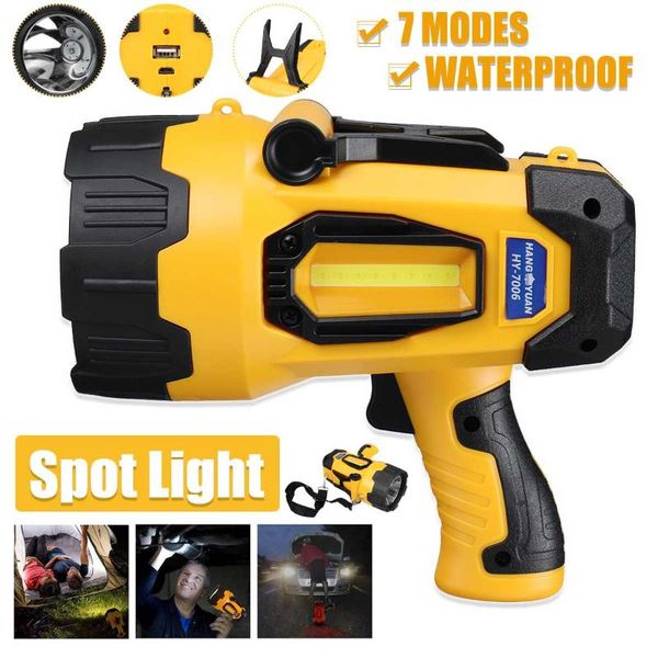 portable lanterns led waterproof rechargeable double head spotlight super bright outdoor handheld torch searchlight emergency work light
portable lanterns led waterproof rechargeable double head spotlight super bright outdoor handheld torch searchlight emergency work light