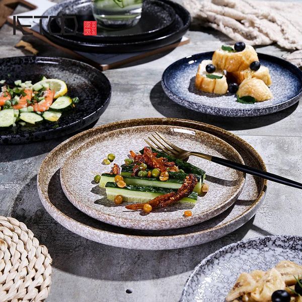 dishes & plates fancity retro creative platter, steak plate, flat fruit sushi round plate
dishes & plates fancity retro creative platter, steak plate, flat fruit sushi round plate