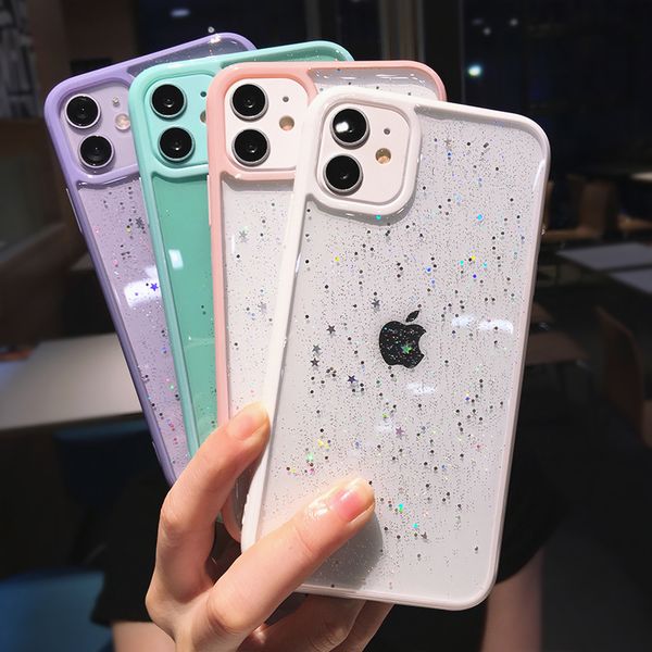 star bling glitter phone case for iphone 12promax 11 pro max clear back love heart tpu case cover for iphone xr x 7 6 8 plus se2020
star bling glitter phone case for iphone 12promax 11 pro max clear back love heart tpu case cover for iphone xr x 7 6 8 plus se2020