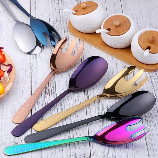 dinnerware sets kitchen stainless steel spoon set long handle soup large salad serving fork dinning server cutlery utensils
dinnerware sets kitchen stainless steel spoon set long handle soup large salad serving fork dinning server cutlery utensils
