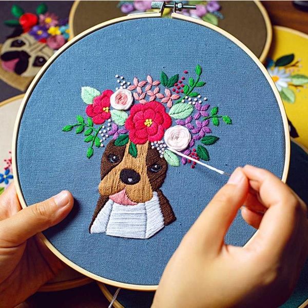 other arts and crafts 1pc full range of embroidery starter kits cute dog pattern material package for beginners cross stitch diy needlework 
other arts and crafts 1pc full range of embroidery starter kits cute dog pattern material package for beginners cross stitch diy needlework