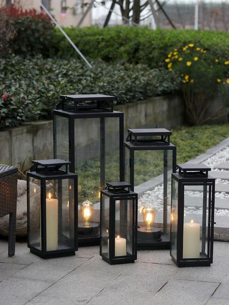 candle holders european-style retro iron art glass windproof candles decoration courtyard candlestick
candle holders european-style retro iron art glass windproof candles decoration courtyard candlestick
