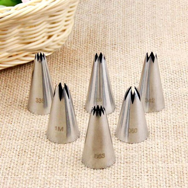 baking & pastry tools wholesale 10 pcs/lot medium open star tips stainless steel icing piping nozzles cake decorating tip sets cupcake
baking & pastry tools wholesale 10 pcs/lot medium open star tips stainless steel icing piping nozzles cake decorating tip sets cupcake