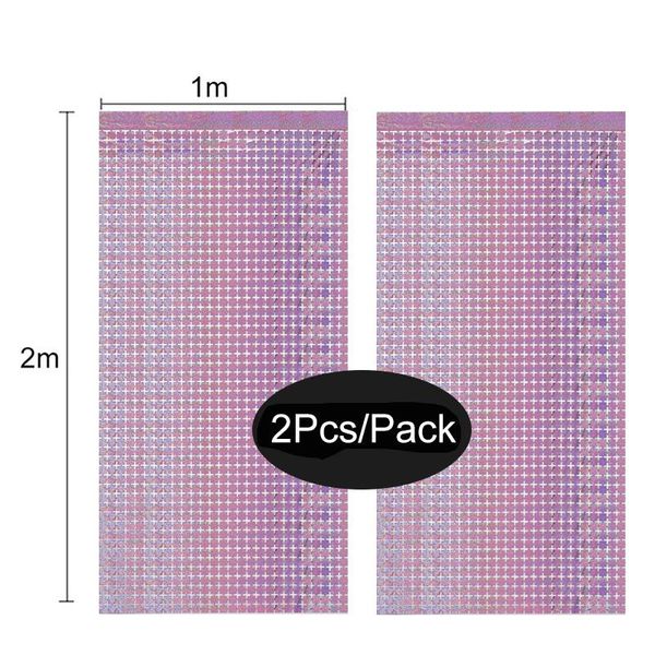 party decoration 2 pack glitter curtain backdrop decorations silver rose gold laser for birthday wedding background