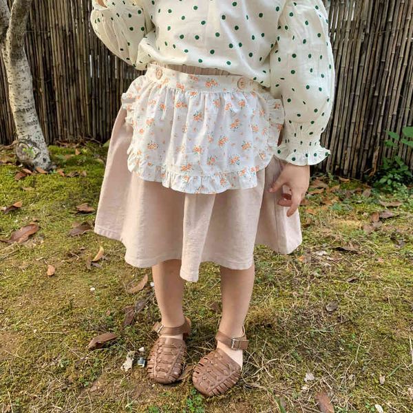 pastoral style cute floral apron skirts for girls pure cotton fake two pieces skirt kids clothes 210508, Blue
pastoral style cute floral apron skirts for girls pure cotton fake two pieces skirt kids clothes 210508, Blue