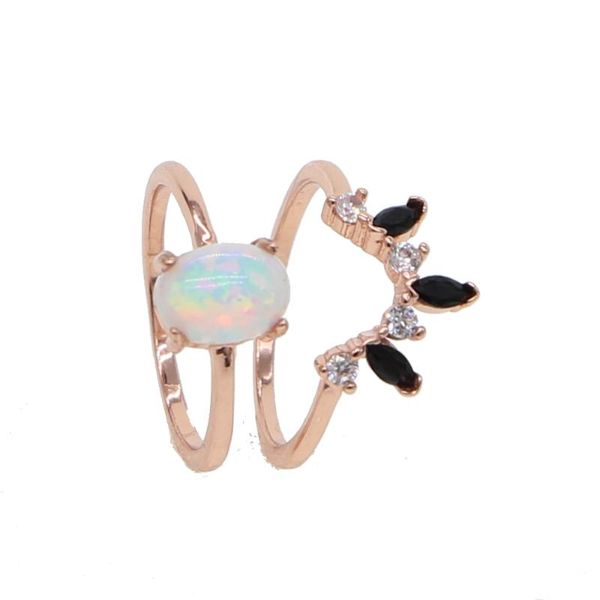 wedding rings delicate jewelry wholesale rose gold color white opal crystal ring for women gift drop 2pc set stackable, Slivery;golden
wedding rings delicate jewelry wholesale rose gold color white opal crystal ring for women gift drop 2pc set stackable, Slivery;golden