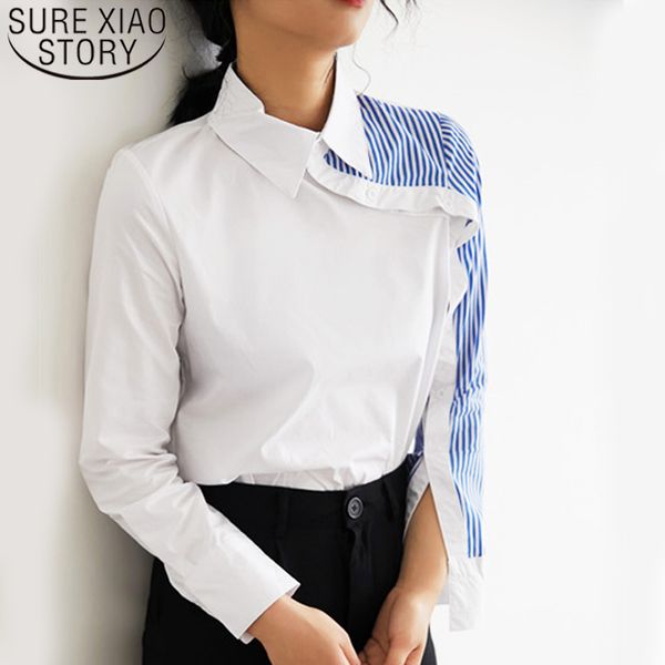 casual fashion long sleeve cotton slim women shirts clothing turn-down collar blouses 6050 50 210510, White
casual fashion long sleeve cotton slim women shirts clothing turn-down collar blouses 6050 50 210510, White