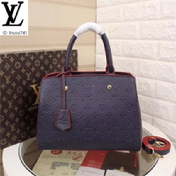 brand designer luxury ka5a m41063 embossed business tote navy blue women handbags iconic bags handles shoulder bags totes cross body bag, Red;black
brand designer luxury ka5a m41063 embossed business tote navy blue women handbags iconic bags handles shoulder bags totes cross body bag, Red;black
