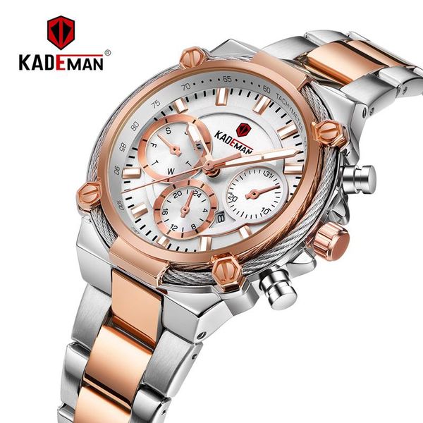 wristwatches kademan ladies watches business women wristwatch 3tam full steel bracelet quartz watch fashion female clock, Slivery;brown
wristwatches kademan ladies watches business women wristwatch 3tam full steel bracelet quartz watch fashion female clock, Slivery;brown